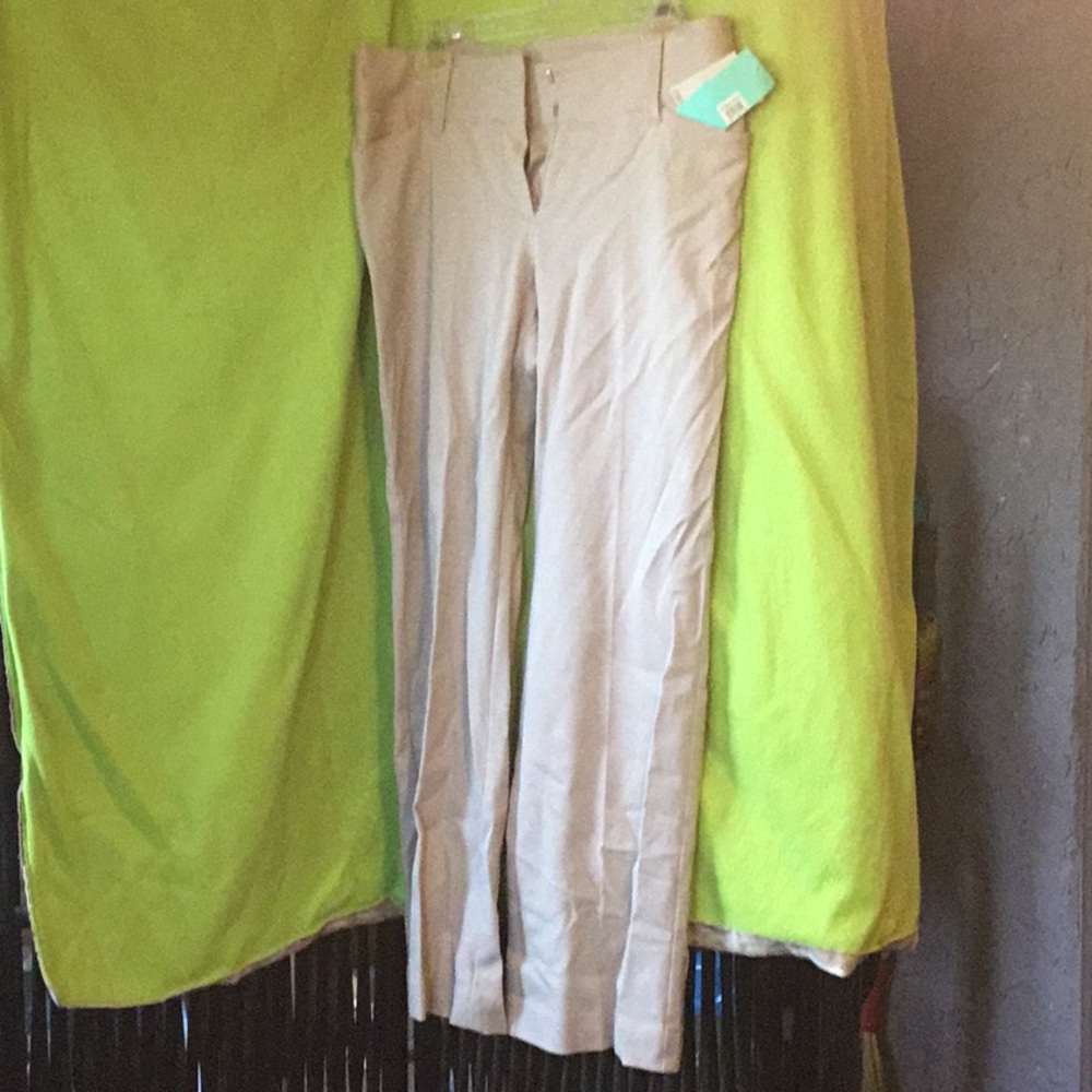 Basic khakis with wide belt hoops